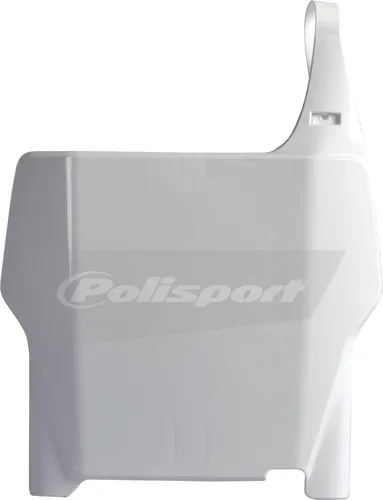 Polisport Front Number Plate White