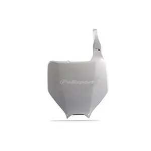 Polisport Front Number Plate White