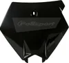 Polisport Front Number Plate Black