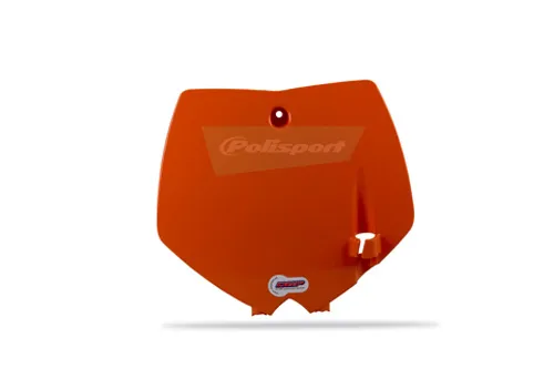 Polisport Front Number Plate Orange