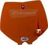 Polisport Front Number Plate Orange