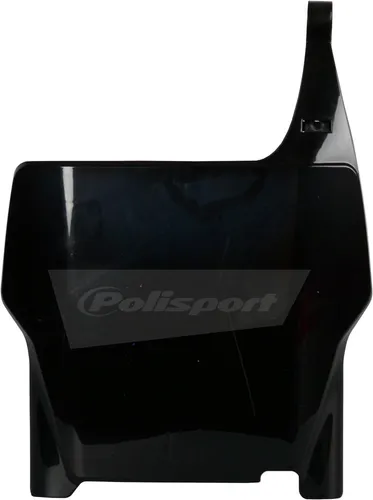 Polisport Front Number Plate Black