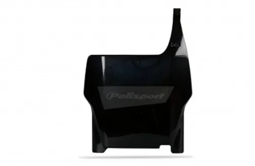 Polisport Front Number Plate Black
