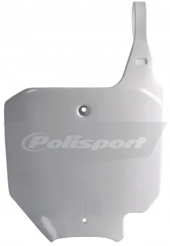 Polisport Front Number Plate White