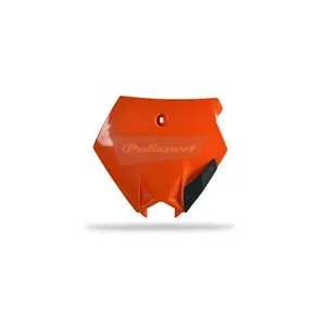 Polisport Front Number Plate Orange