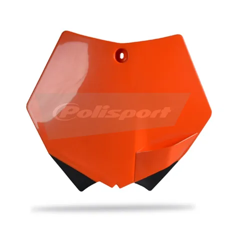 Polisport Front Number Plate Orange
