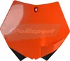Polisport Front Number Plate Orange