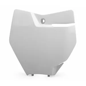 Polisport Front Number Plate White