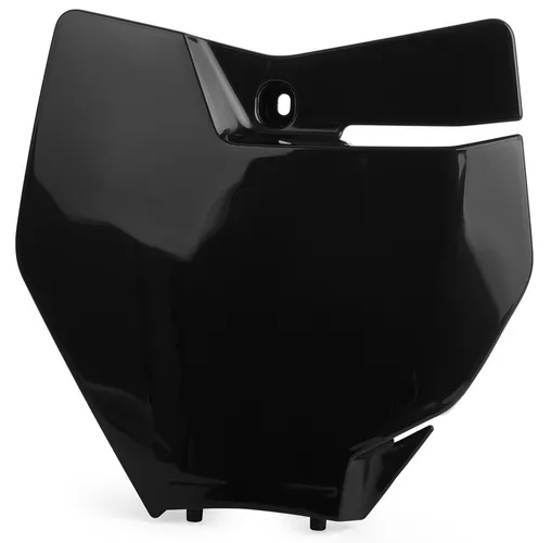 Polisport Front Number Plate Black