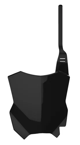 Polisport Front Number Plate Black