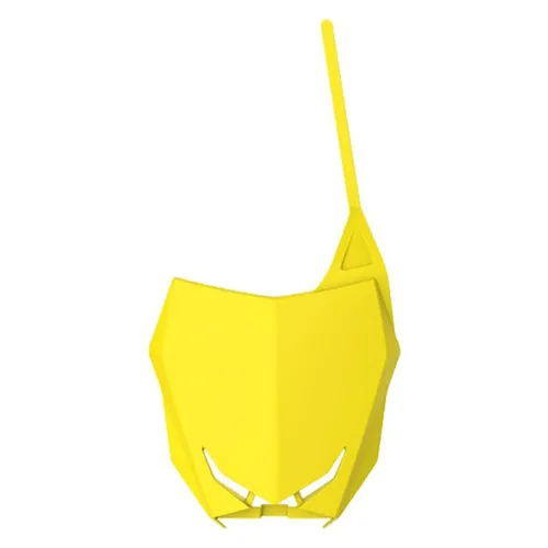 Polisport Front Number Plate Yellow