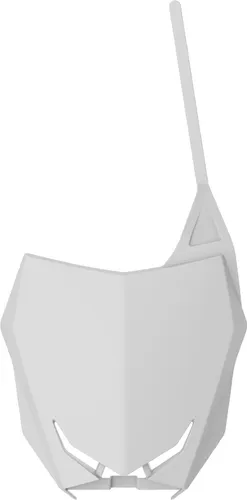 Polisport Front Number Plate White