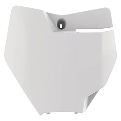 Polisport Front Number Plate White