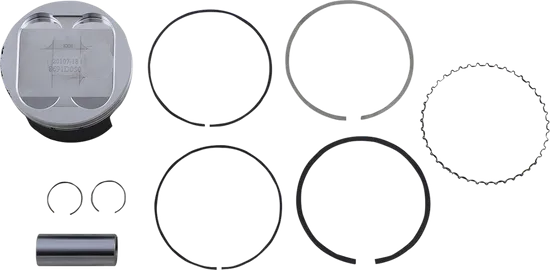 Wossner Complete Piston Kit 92.45mm .5 Over Ring Circlip Wrist Pin