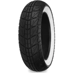 Shinko Tires SR723 Whitewall Front Tire 110/70-11 45 P Whitewall Bias TL