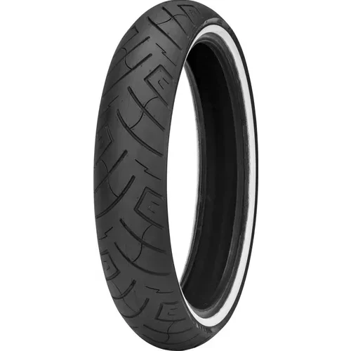 Shinko Tires White Wall SR777 & SR777 H.D. Tire Front Tire 120/90-17 64 H Whitewall Bias TL