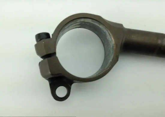 Left Clip-On Clip Side Handle Bar 2004 Kawasaki Ninja ZX6R ZX636C 1057