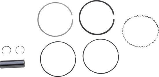 Wossner Complete Piston Kit 86.45mm 9.9.1 STD Ring Circlip Wrist Pin