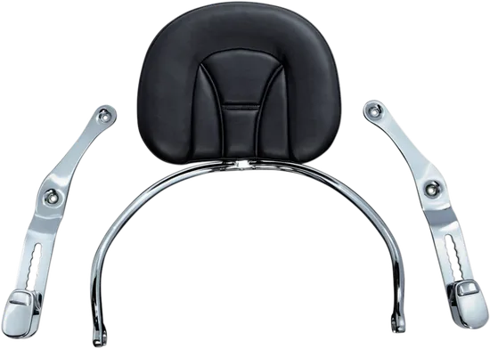 Kuryakyn Chrome Revolution Drivers Padded Backrest Adjustable