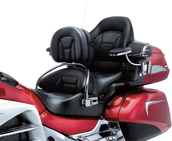 Kuryakyn Chrome Revolution Drivers Padded Backrest Adjustable