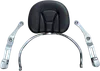Kuryakyn Chrome Revolution Drivers Padded Backrest Adjustable