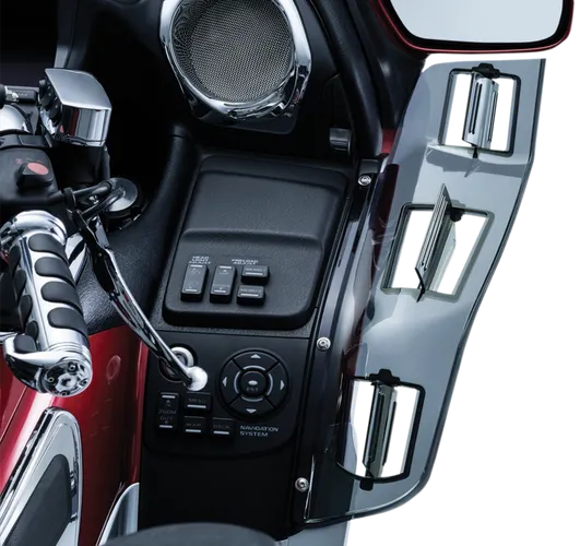 Kuryakyn Dragon Wing Vented Wind Air Deflector Fairing Smoke