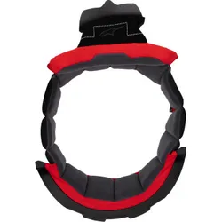 Alpinestars Adult M Supertech R10 Helmet Crown Pad Black Red