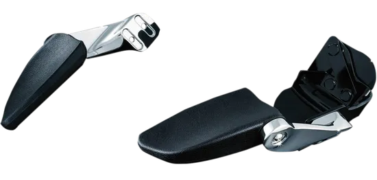 Kuryakyn Stealth Padded Passenger Armrests Aluminum Chrome