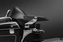 Kuryakyn Stealth Padded Passenger Armrests Aluminum Chrome