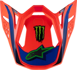 Alpinestars S-M10 Helmet Visor Adult Orange Purple Pink Deegan