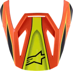 Alpinestars SM3 Helmet Visor Youth Black Orange Yellow Fray