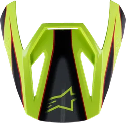 Alpinestars SM3 Helmet Visor Youth Black Red Yellow Fray