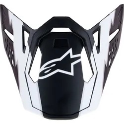 Alpinestars S-M10 Helmet Visor Adult Black White Ampress
