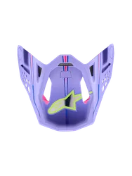 Alpinestars S-M10 Helmet Visor Adult Purple Pink Yellow Jett Lawrence