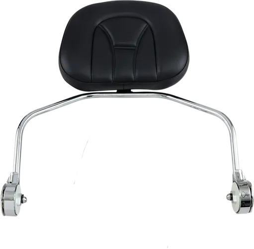 Kuryakyn Chrome Drivers Padded Backrest Adjustable Quick Detach