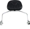 Kuryakyn Chrome Drivers Padded Backrest Adjustable Quick Detach