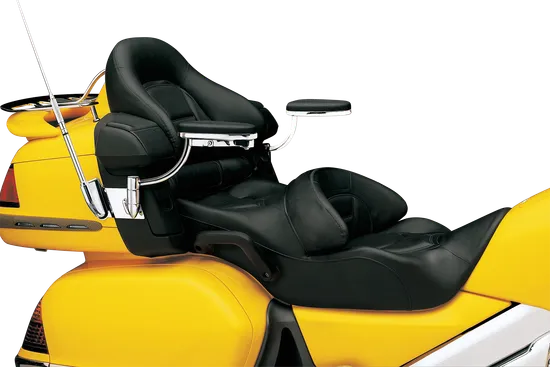 Kuryakyn Padded Passenger Armrest Chrome with Cup Holder