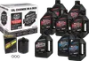 Maxima Milwaukee 8 M8 20W50 Synthetic Oil Change Kit w Black Filter