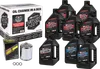 Maxima M8 Engine Synthetic Motor Oil Change Kit w Chrome Filter 20W50