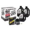 Maxima SXS UTV Synthetic Quick Oil Change Kit with Black Filter 5W50