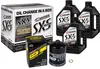 Maxima SXS UTV Synthetic Quick Oil Change Kit with Black Filter 5W50