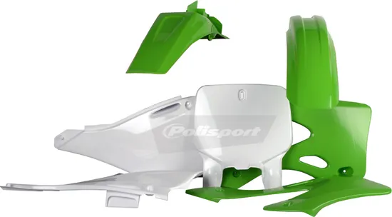 Polisport Plastic Fender Body Kit Set Green White
Kawasaki KX250 KX125
