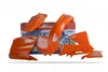 Polisport Plastic Fender Body Kit Set Orange Black