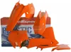 Polisport Plastic Fender Body Kit Set Orange Black