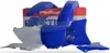 Polisport Plastic Fender Body Kit Set Blue White 
Yamaha YZ125 YZ250