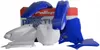 Polisport Plastic Fender Body Kit Set Blue White 
Yamaha YZ125 YZ250