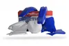 Polisport Plastic Fender Body Kit Set Blue White 
Yamaha YZ125 YZ250