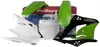 Polisport Plastic Fender Body Kit Set Green White 
Kawasaki KX450F