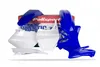 Polisport Plastic Fender Body Kit Set Blue White 
Yamaha YZ125 YZ250