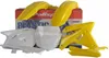 Polisport Plastic Fender Body Kit Set Yellow White RMZ450